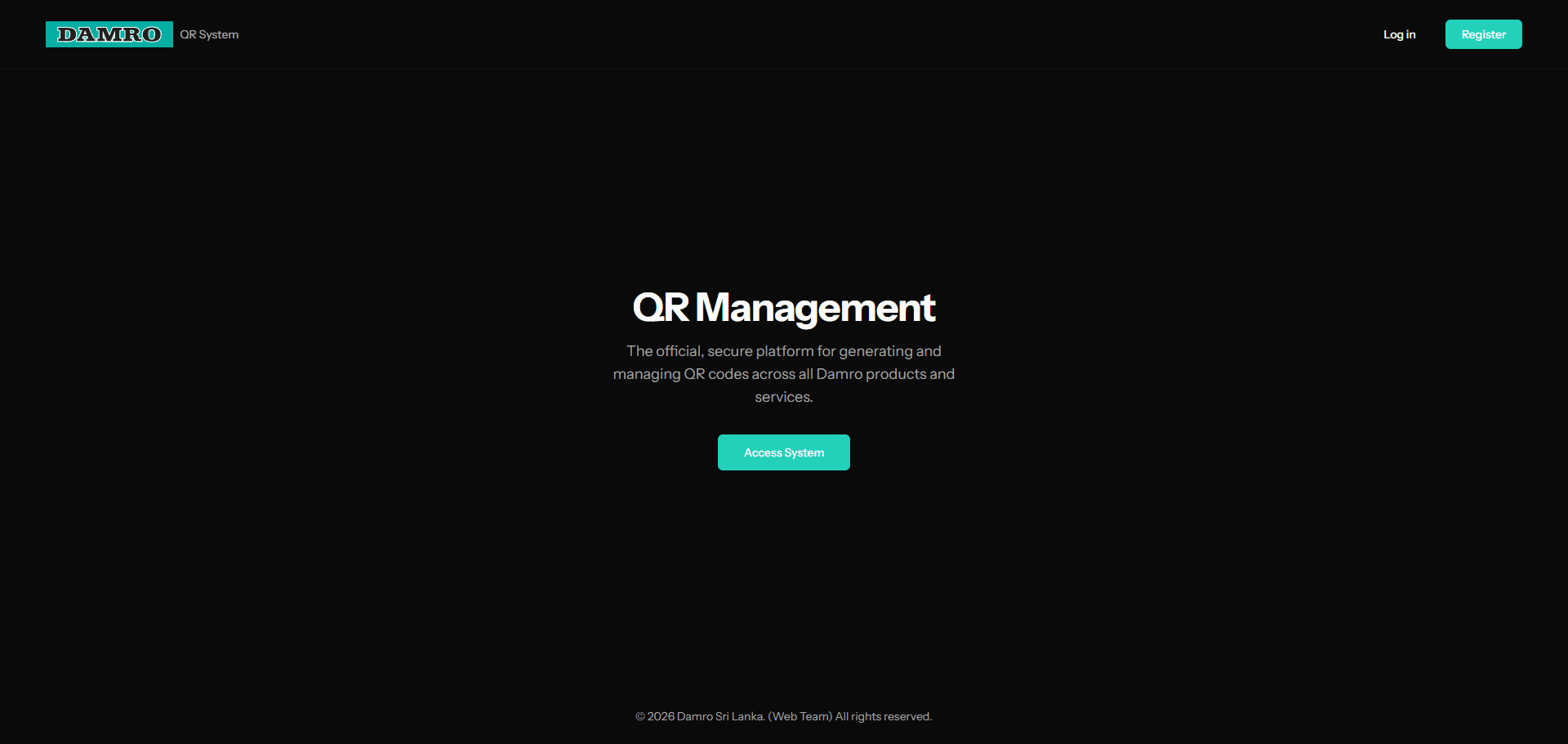 Qr Management System